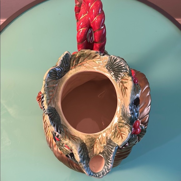 Festive Fitz & Floyd Santa Claus Teapot - Picture 5 of 6